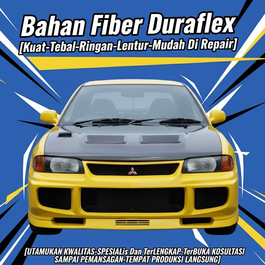 AKSESORIS MOBIL BODYKIT MITSUBISHI EVO 3 FUL SET LANCER GTi/GLXi/Gsr