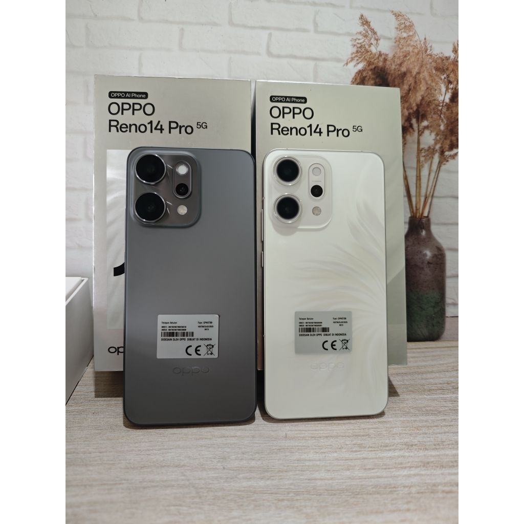 Oppo reno 14 pro 5g 12/512 garansi resmi second like new
