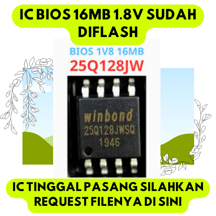 IC BIOS WINBOND 25Q128JWSIG 25Q128JW 25Q128J 25Q128 16MB 1.8V