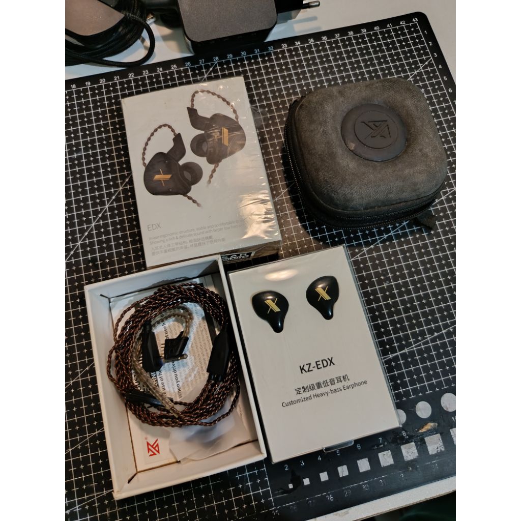 HEADSET KZ EDX with Mic Earphones