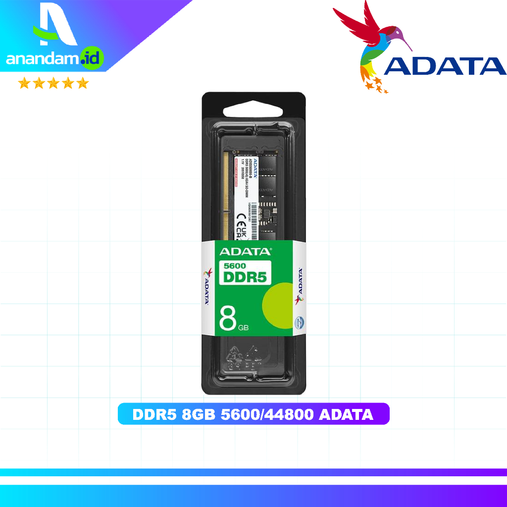 ADATA Komputer Desktop Longdimm RAM DDR5 5600 - 8GB 5600