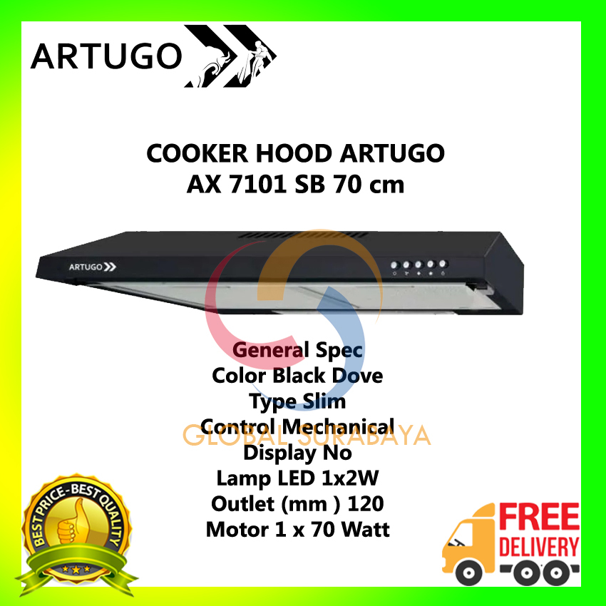 COOKER HOOD ARTUGO AX 7101 SB
