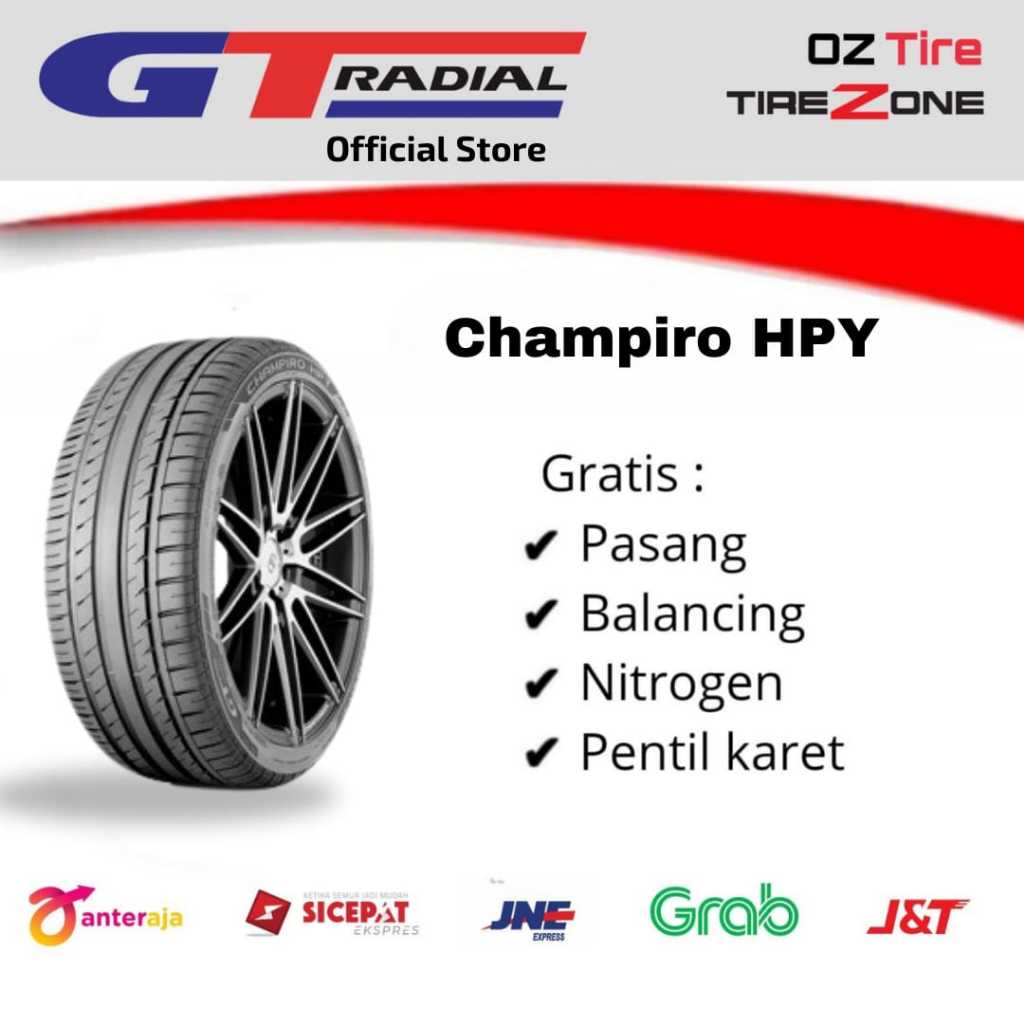 Ban GT RADIAL 215/55 Ring17 Champiro HPY , Mobil Camry, HRV,,Mazda 6 Hyundai Tucson Ring 17