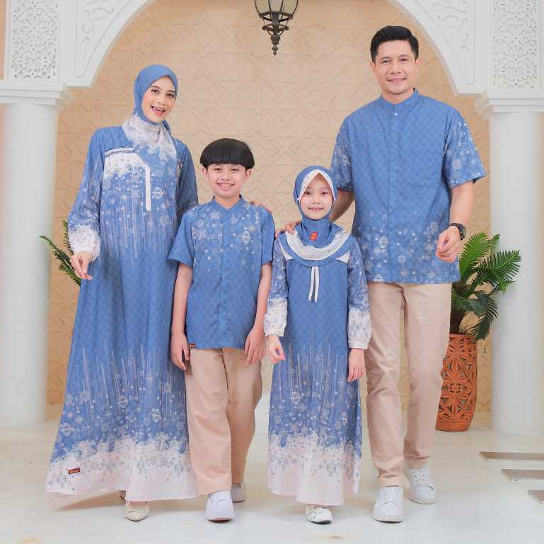 Keke Busana Hameeda Sarimbit Couple Keluarga Koko Gamis Ibu Anak Ayah Satuan