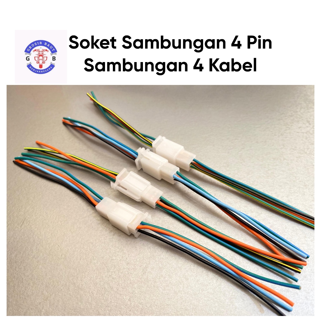 Soket Sambungan 4 Pin / Soket Sambungan 4 kabel
