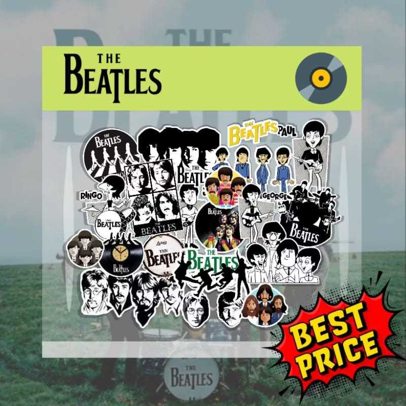 THE BEATLES STICKER | 50PCS+ STICKER BAND THE BEATLES | JOHN LENNON , GEORGE , PAUL , RINGO | STICKE