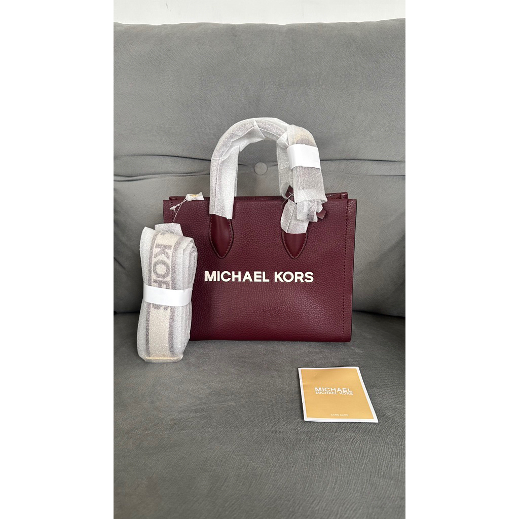 MK Mirella Tote Oxblood