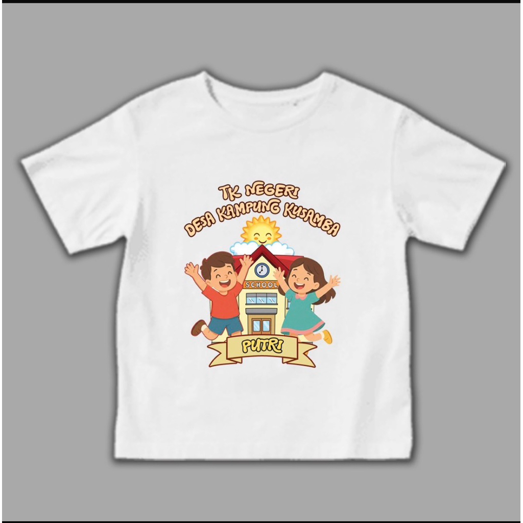 Kaos Anak TK Custom Desain