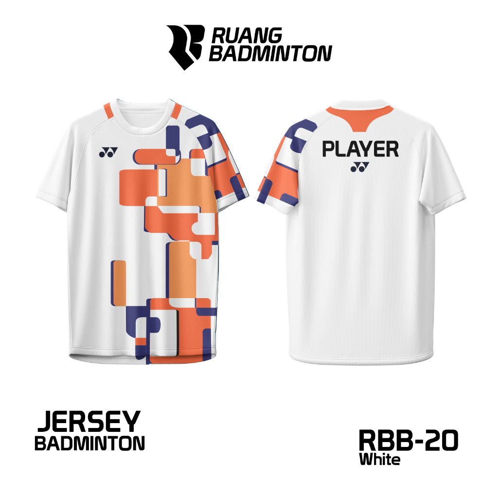 RUANG BADMINTIN JERSEY FANTASI YONEX BULU TANGKIS CUSTOM NAMA RBR-20 YONEX