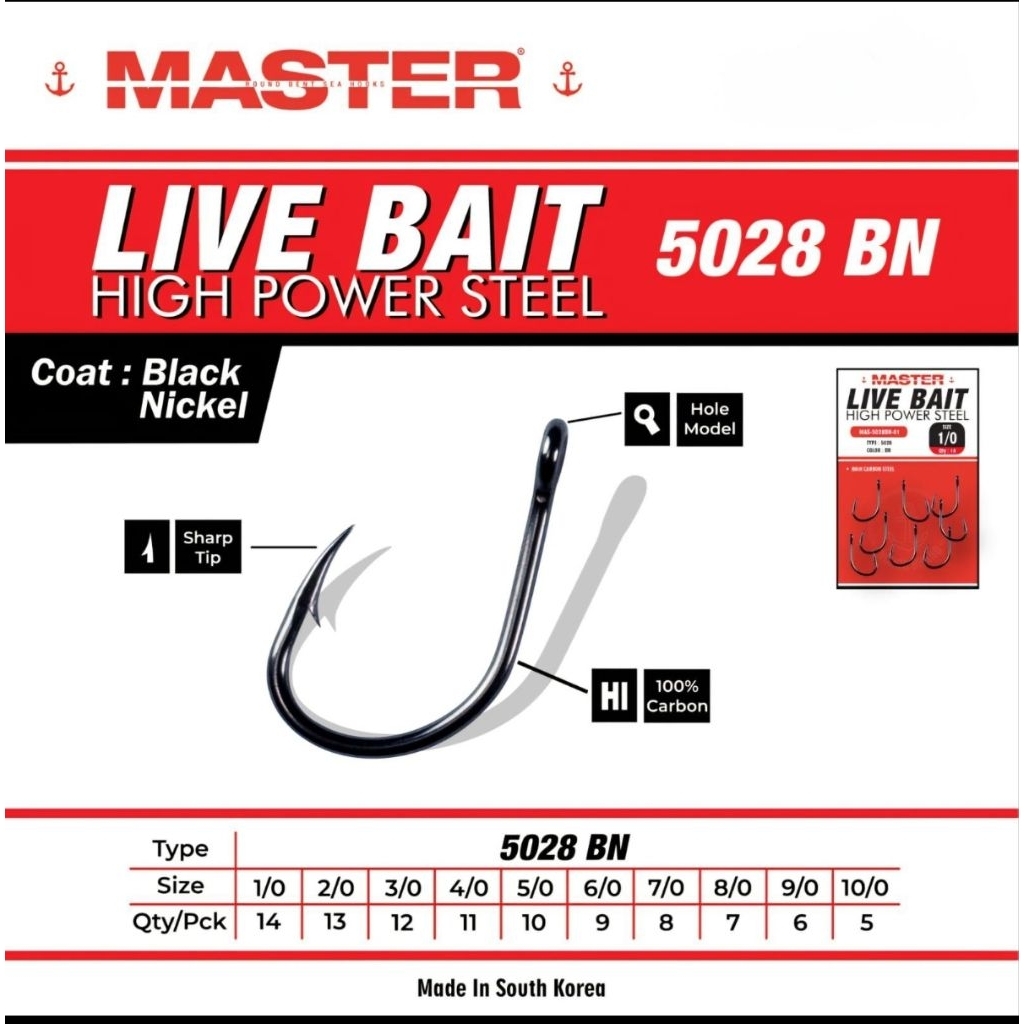kail pancing Master Live Bait 5028BN