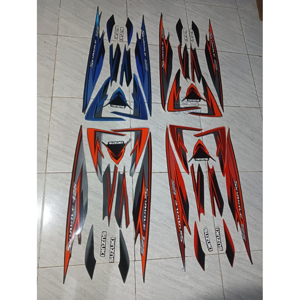 Striping Motor Skywave 2008