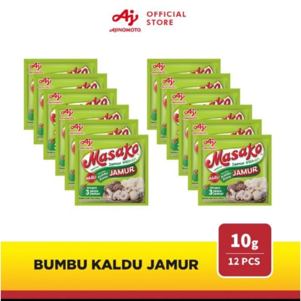 MASAKO KALDU JAMUR 1 RENTENG 12 SACHET
