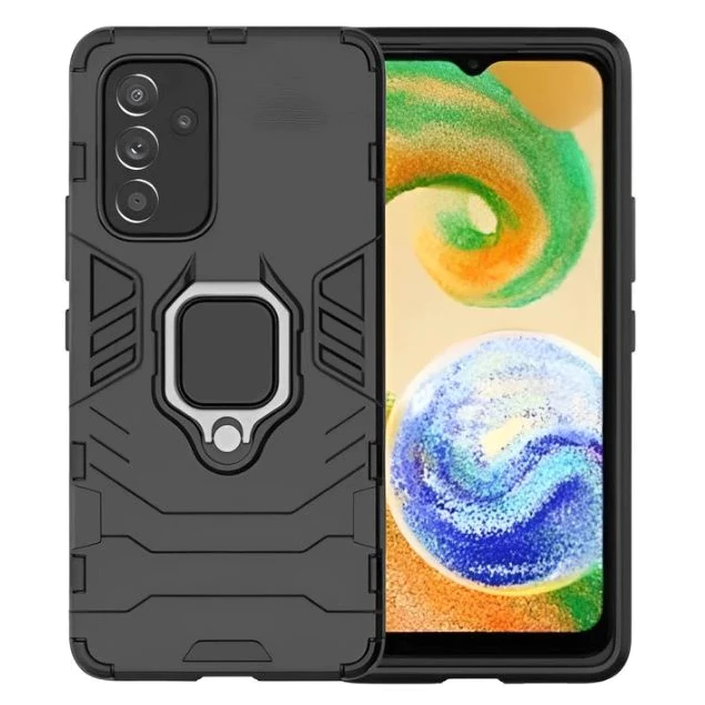 Case Samsung A13 A23 A14 A34 A54 M23 F23 4G 5G Casing Hardcase Robot KICKSTAND RING Holder - Proteks