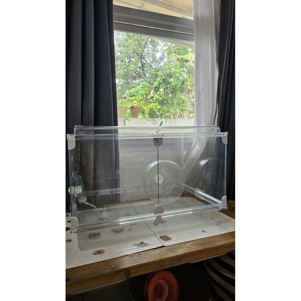 Kandang Hamster Gex Glass Harmony 60cm