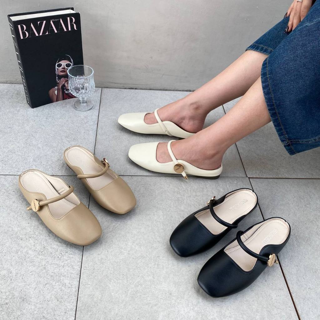 Simoncelli Sandal Flat Wanita | Sandal Wanita | Sandal Pesta | Kondangan | Sandal Korea | Sendal Ker