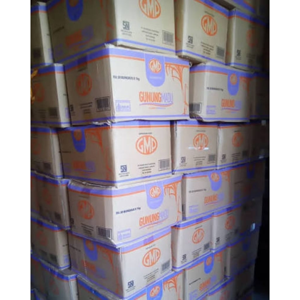 1 DUS Gula pasir GMP kemasan 1 kg