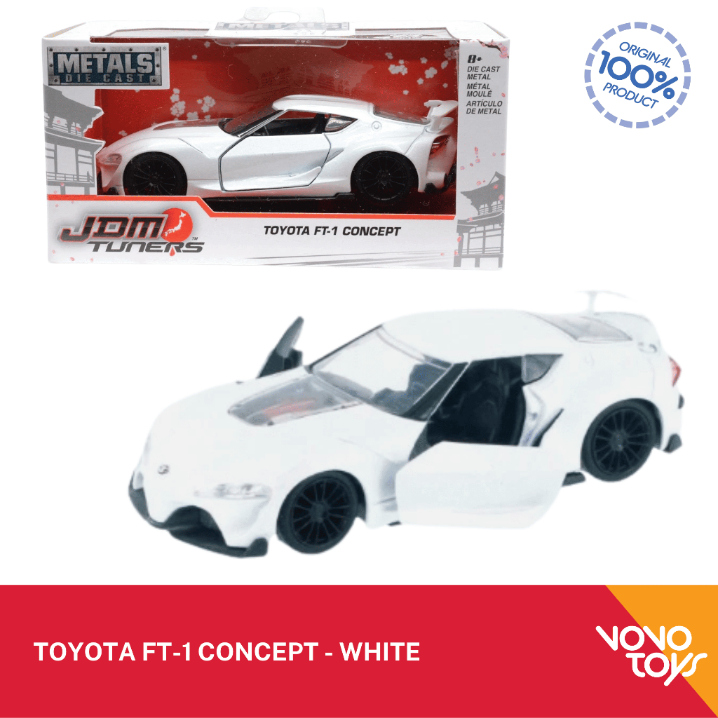 Jada JDM Tuners 1:32 Toyota FT-1 Concept - White