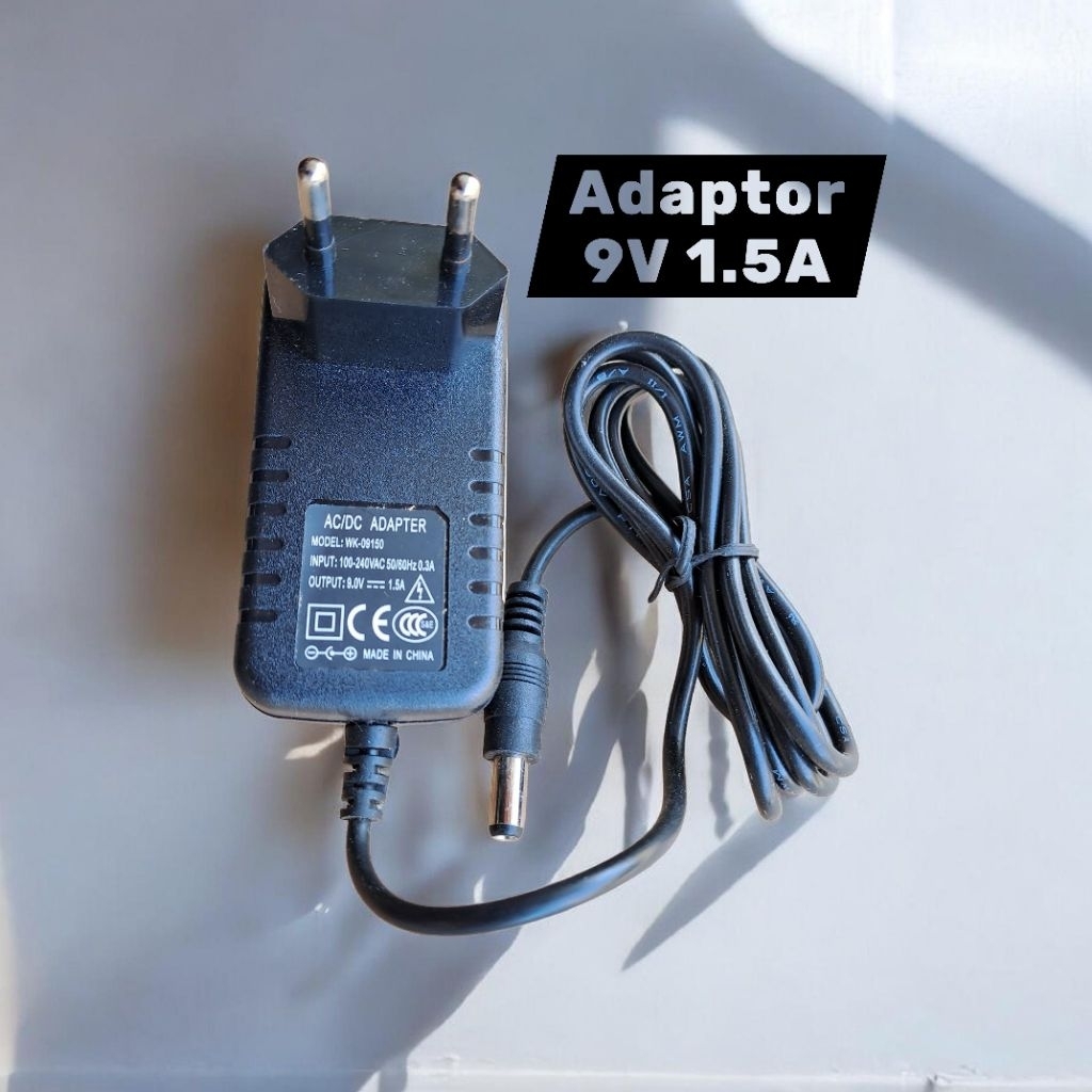 Adaptor Speaker Aktif 9V 1.5A / Power Supply 9V 1,5A Jack 5.5mm