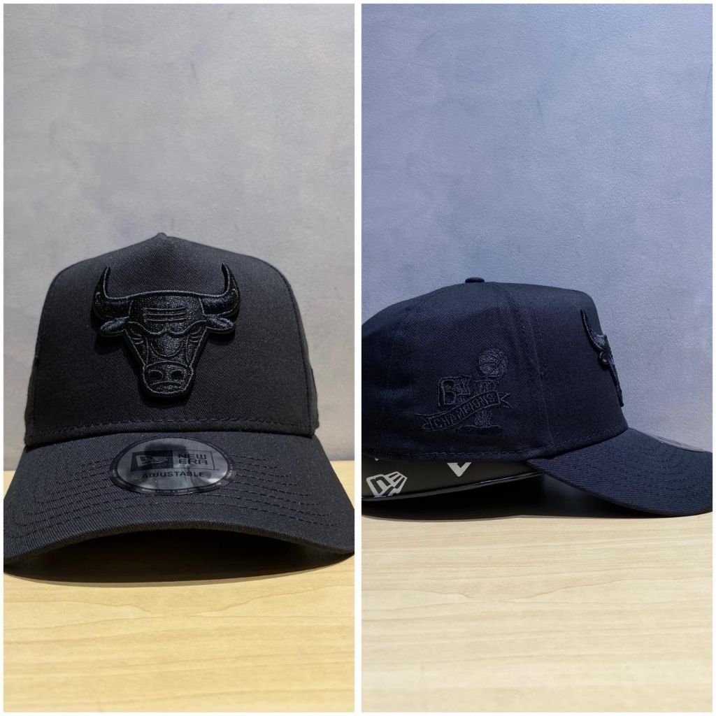 Topi Original New Era Red Bulls 9Forty - Hitam