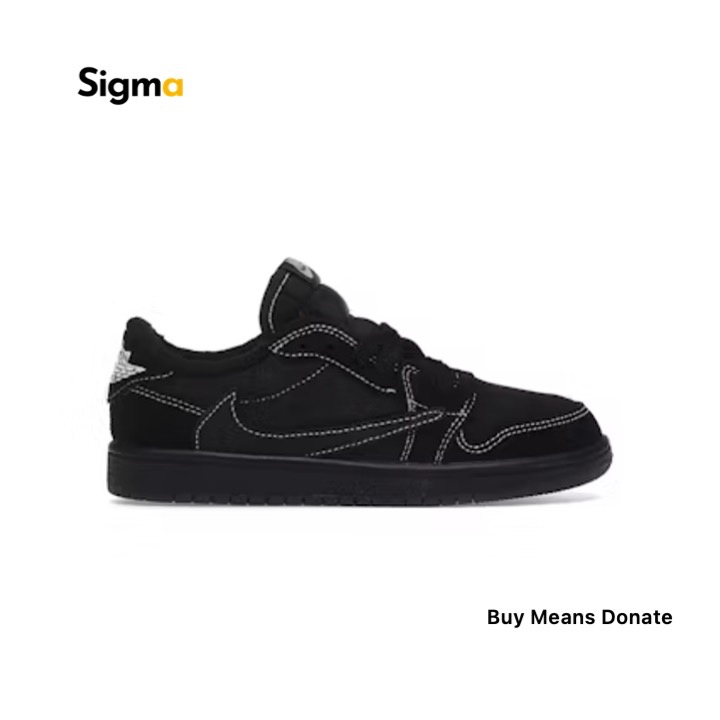 Sneakers Nike Air Jordan 1 Low OG Travis Scott Black Phantom (PS)