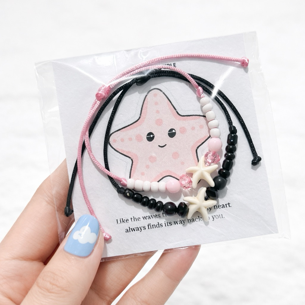 Gelang couple pantai pasangan starfish couple bintang laut