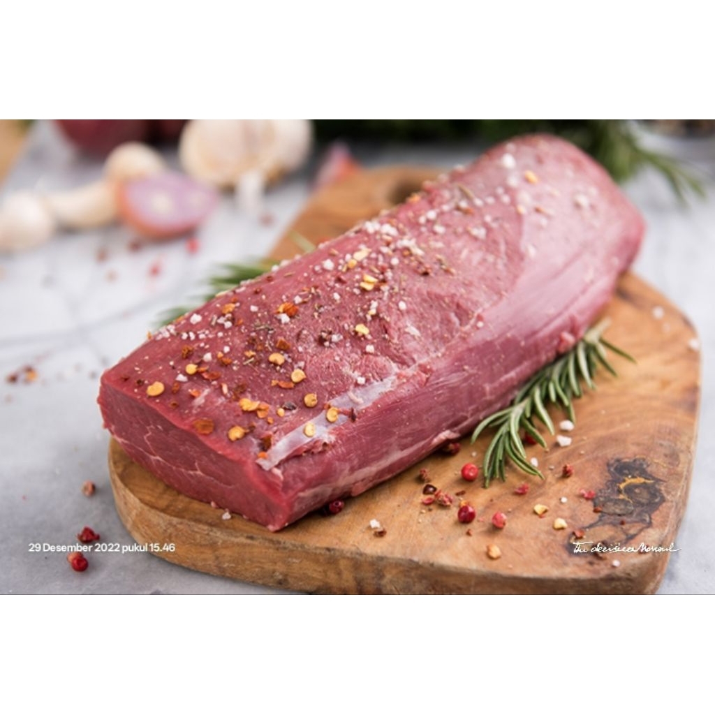 Daging Tenderloin Lokal 1 Kg Halal Tenderloin Beef Fresh Frozen Daging Steak
