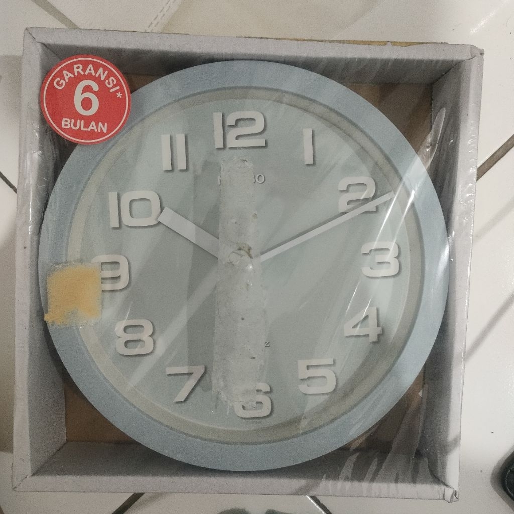 (Ready) Jam Dinding Niceso 1919 Series Baby Blue 20cm Wall Clock Niceso 1919 Baby Blue