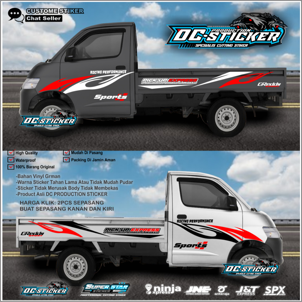 Stiker Mobil Gran Max 1.5 pick up & Gran max PICK UP EXPRESS / Sticker list Apv Mega