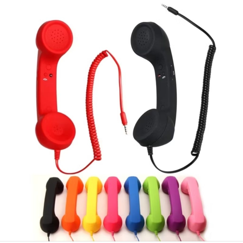 GROSIRUNIK99 Cocophone (headphone Bentuk Gagang Telepon)