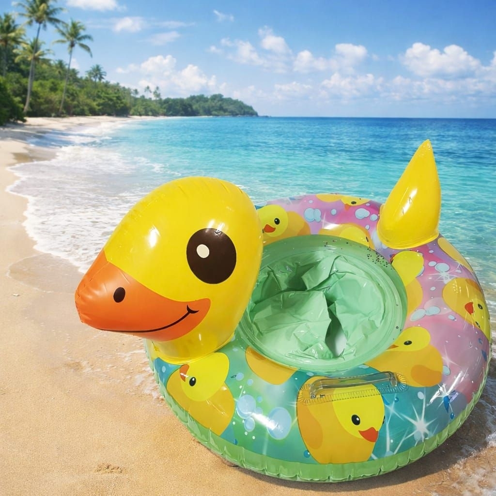 Pelampung Renang Bebek Lucu Anak Bayi 1-3 Tahun Swim Boat