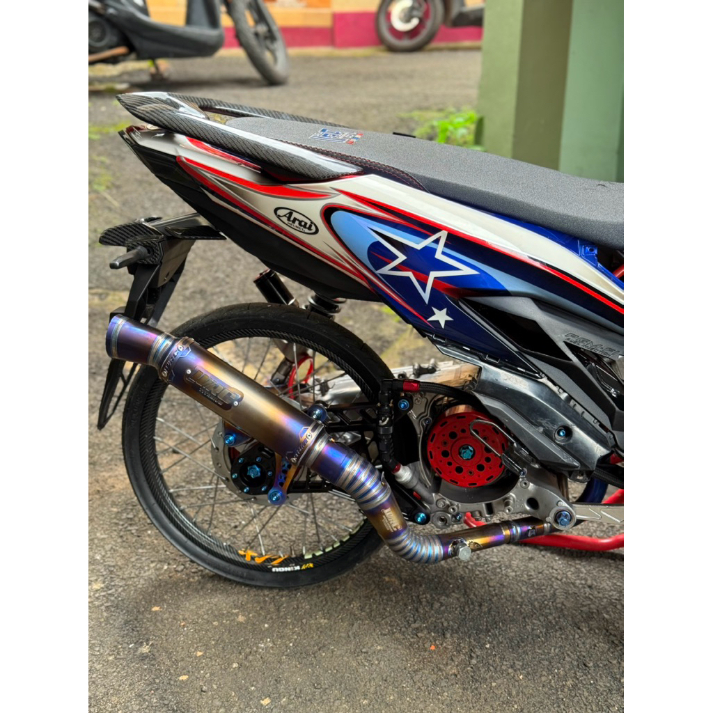 KNALPOT RACING TITANIUM VARIO, NMAX, PCX, AEROX, XMAX WRC