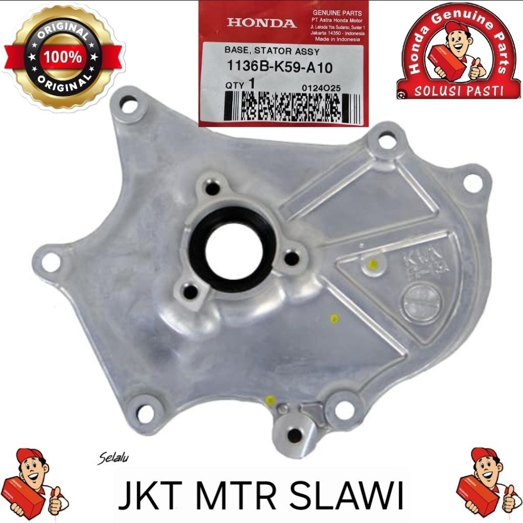 1136B K59 A10 base stator assy vario 125 vario 150 led old 2015-2017 ori ahm