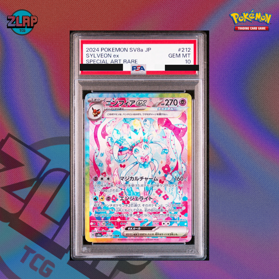 PSA10 Sylveon Ex #212 Pokemon Japanese Terastal Festival