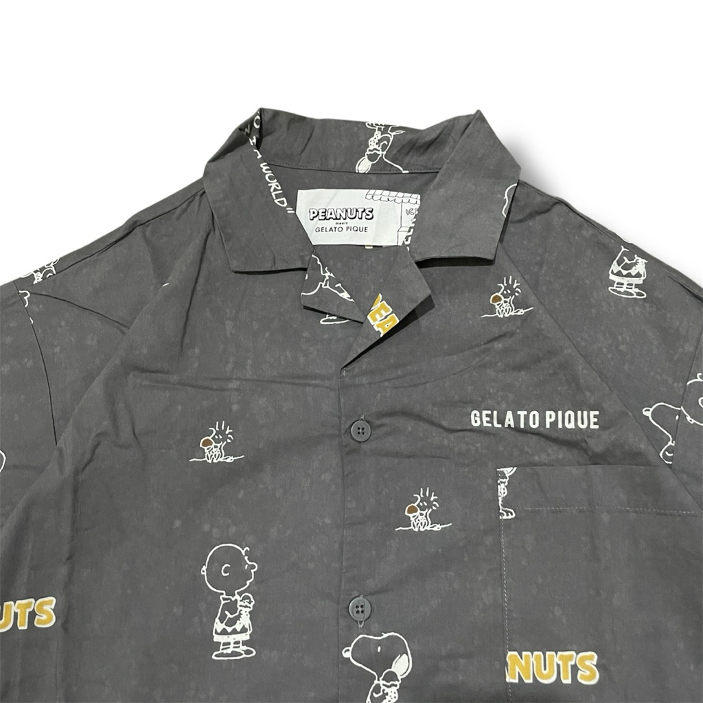 Shirt Kemeja Peanuts x Gelato Pique Bekas Kalcer