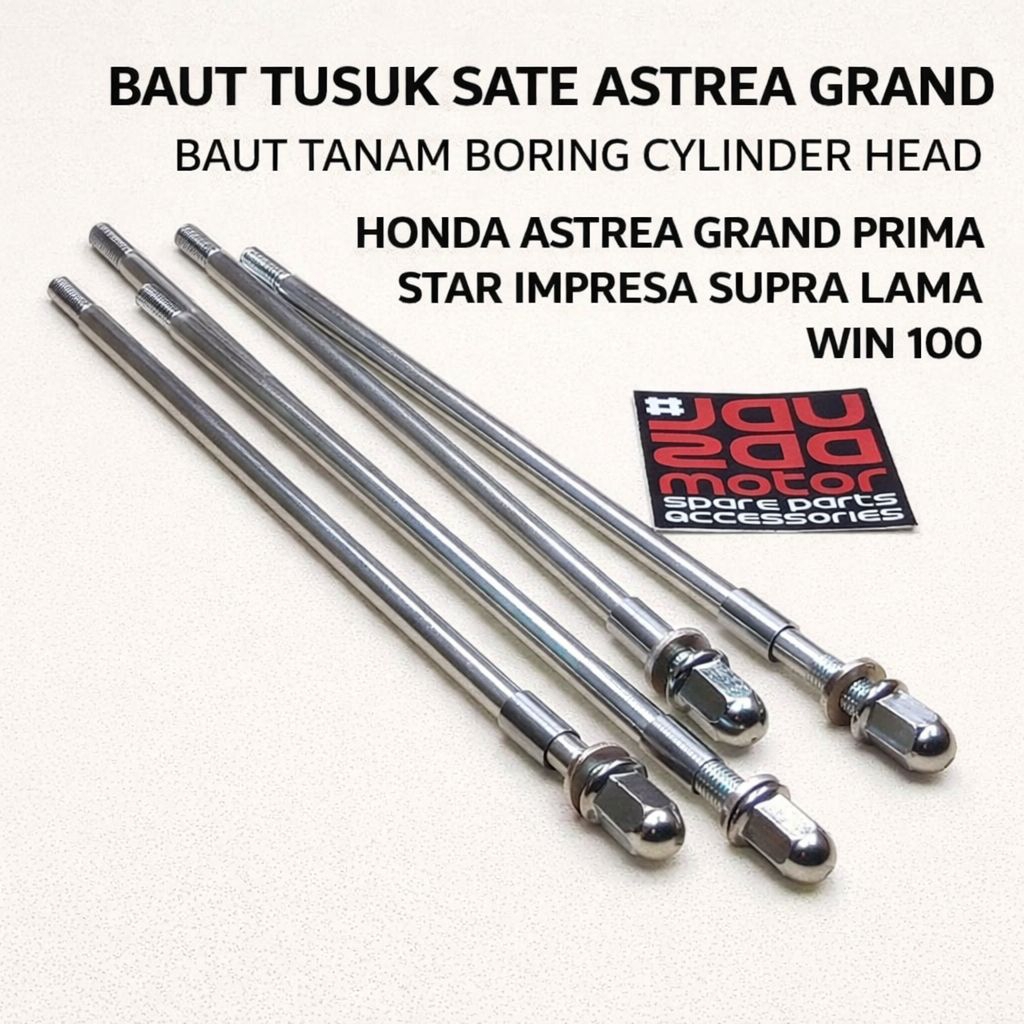 BAUT TUSUK SATE ASTREA GRAND BAUT TANAM BORING CYLINDER HEAD HONDA ASTREA GRAND PRIMA STAR IMPRESA S