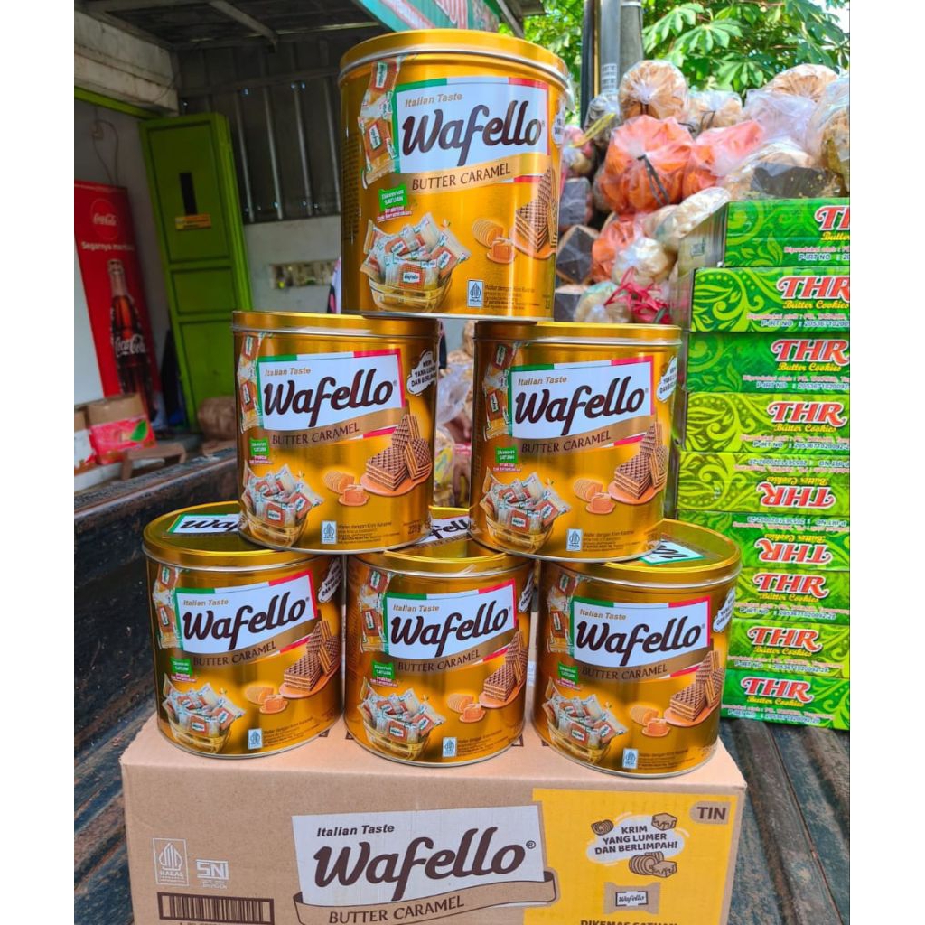 Wafello kaleng Caramel