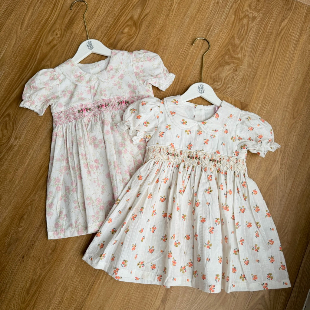 Flo Smocked Dress | Dress Anak Perempuan | Smocked Dress Anak Perempuan | Terusan Anak Perempuan