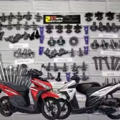 Baut lengkap Honda Vario 125/150 LED fullset/Baut fullbody Vario 125/150 led