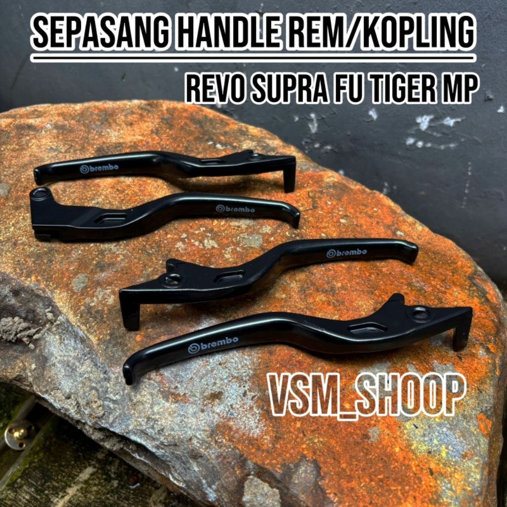 Tuas Rem dan Kopling Kanan Kiri Model RCB Universal untuk Master Rem Tabung Oval dan Kotak