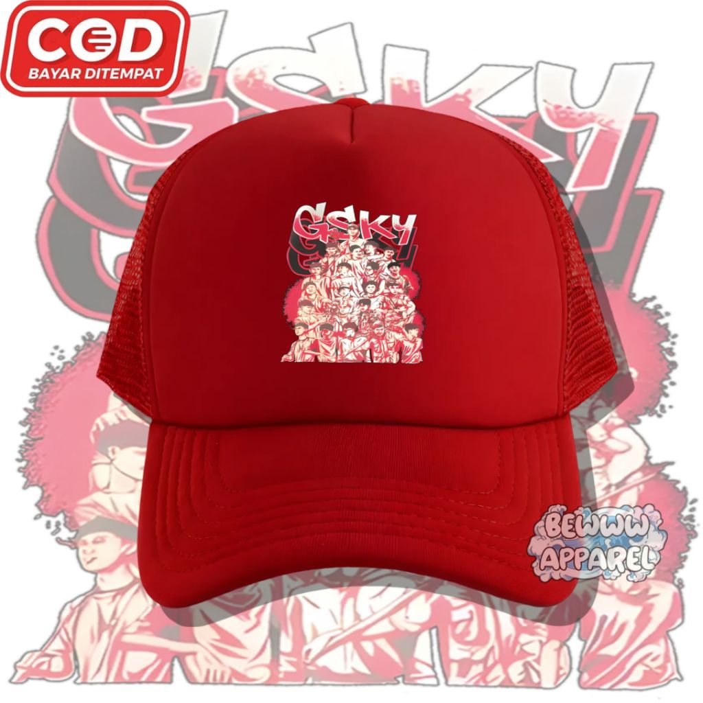 Topi Anak Trucker Gsky  - Topi Jaring Anak Gsky