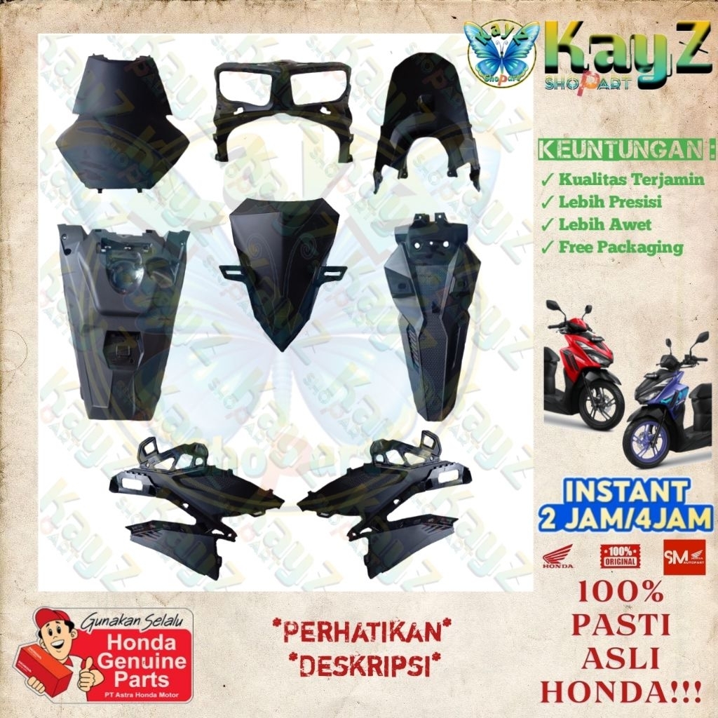 Cover Body Kasar New Vario 125 Street 2026 Full Ori