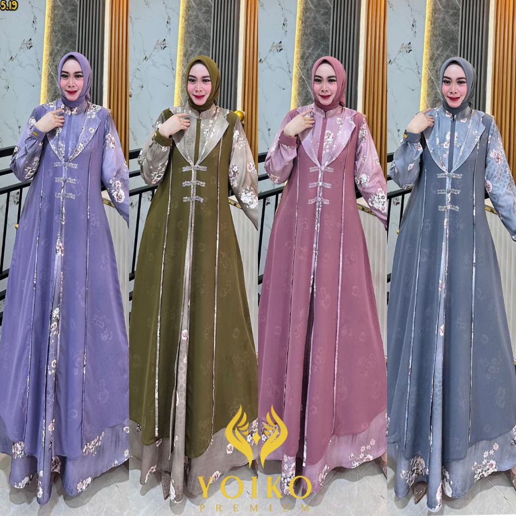 Aghnia dress set hijab