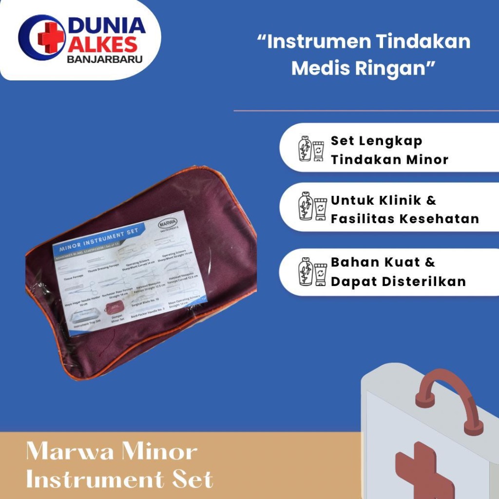 MARWA - Minor Set | Instrumen Set Bedah Minor