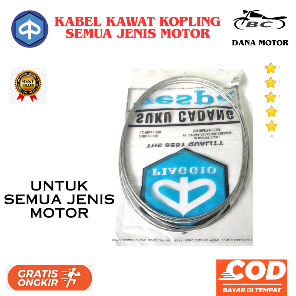 kabel kawat kopling vespa / Kawat Kopling / Tali Kawat Kopling Vespa Original Premium