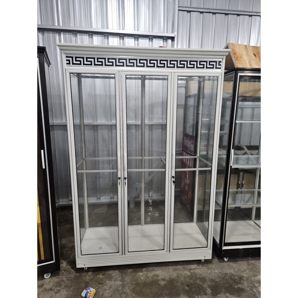 Lemari gamis full gantung kaca/Lemari gantung kaca