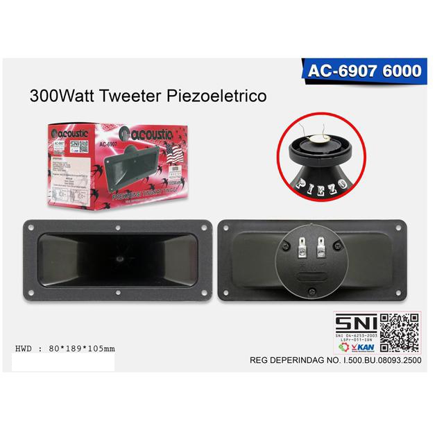 Tweeter Speaker Horn Acoustic AC 6000 Rumah Walet
