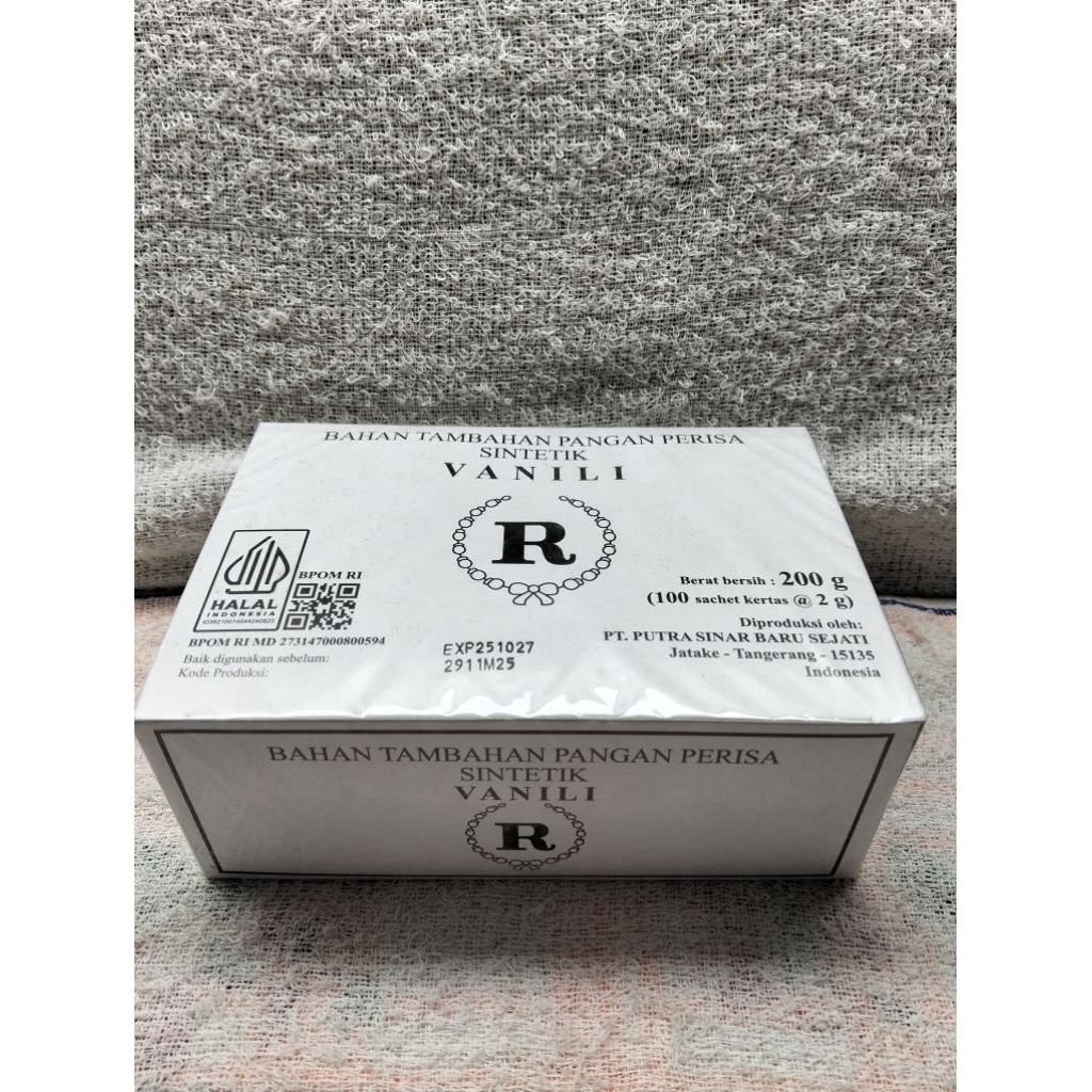 VANILI R BUBUK Sachet/100 Sachet(1Kotak)