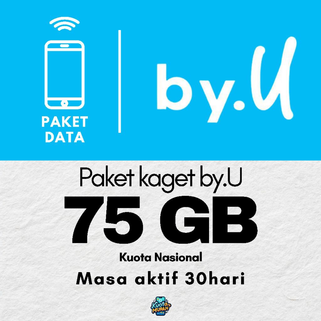 ISI ULANG PAKET INTERNET BY.U KUOTA BY.U PAKET DATA BY.U