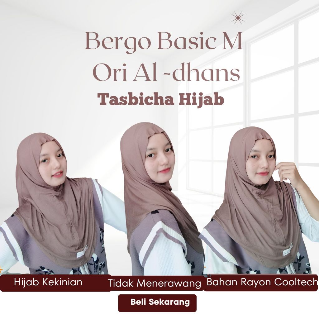Hijab bergo  basic M al-dhans //Hijab kekinian