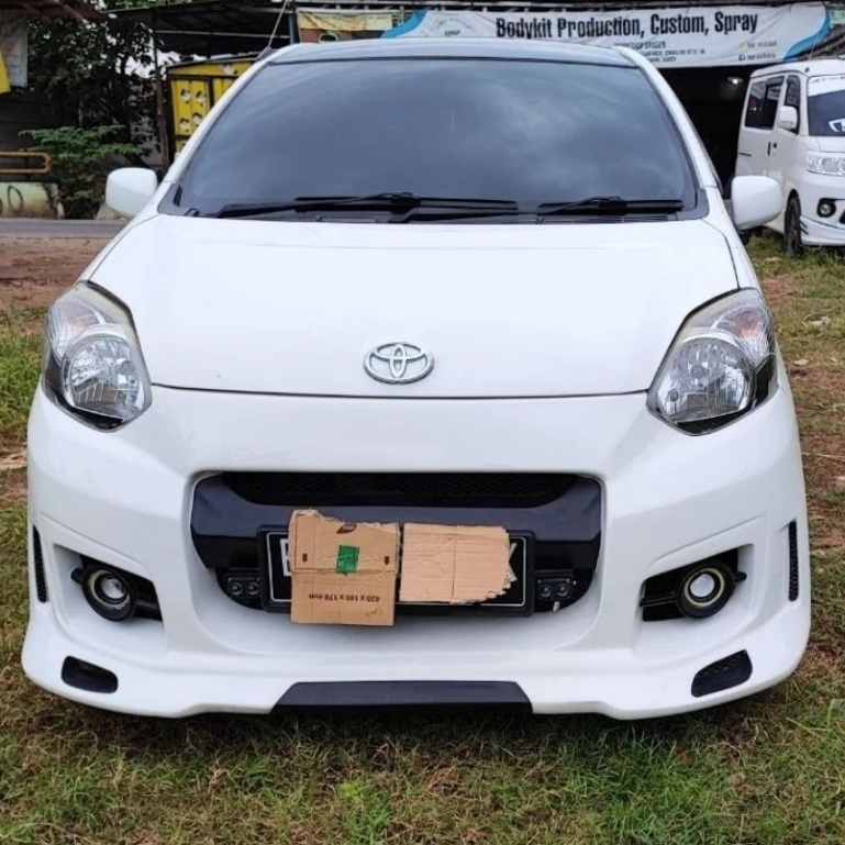 Bodykit Ayla Agya Custom Mix Belakang Yaris Bemper Duraflex Hitam Doff Mentah